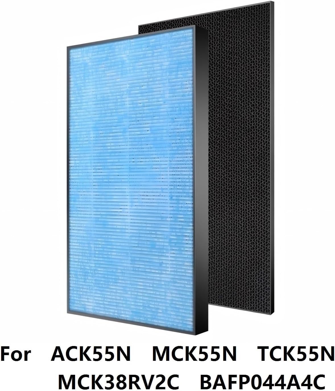 Replacement HEPA And Deodorizing Filter Set，Compatible For Daikin Air Purifier MCK38RV2C ACK55N MCK55N TCK55N BAFP044A4C，High Efficiency