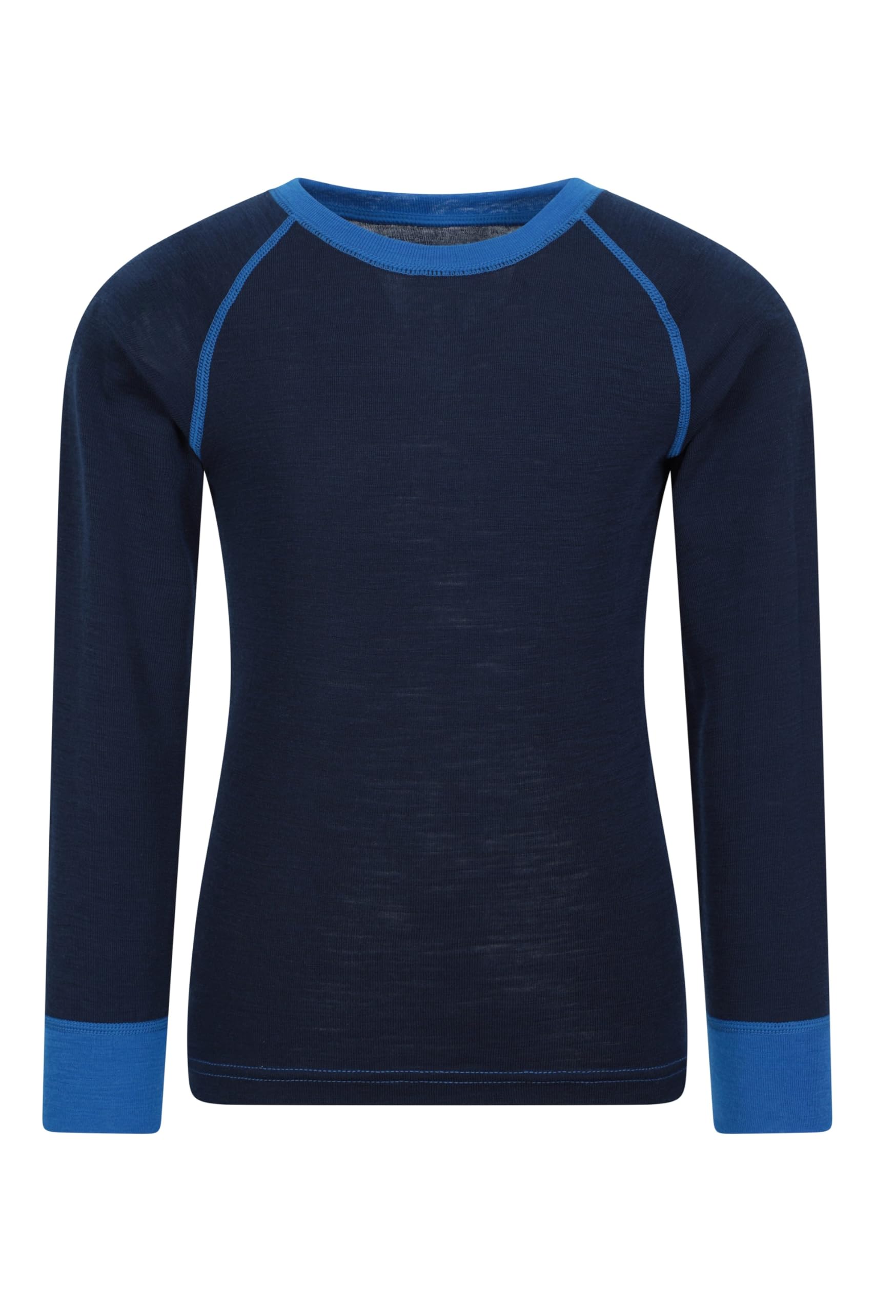 Mountain Warehouse Blue Merino Kids Thermal Baselayer Top 2-3Y
