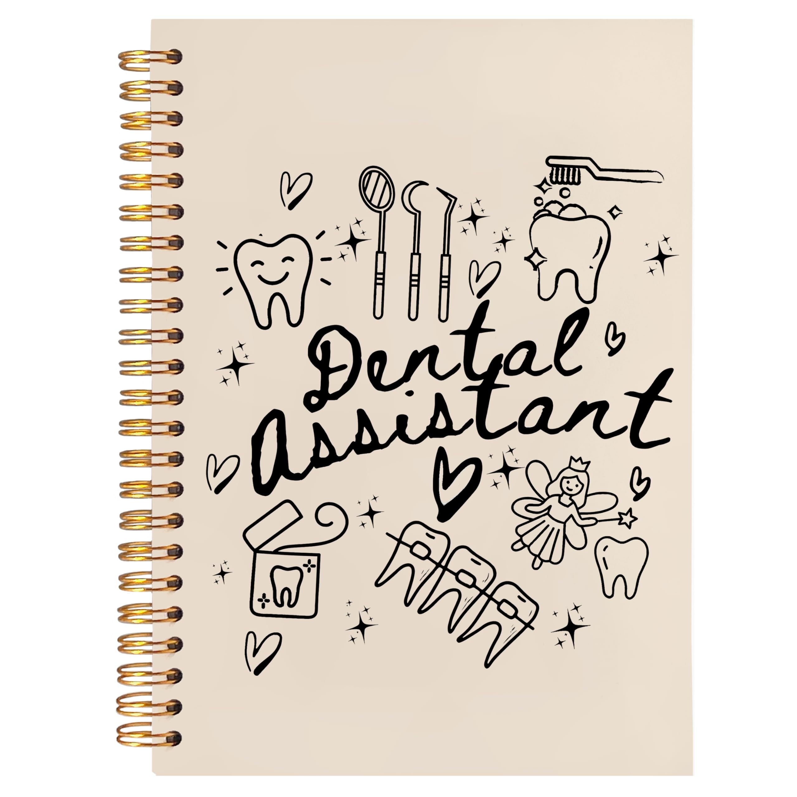 Carnet de notes assistant dentaire BearCake 14x21 cm à spirale