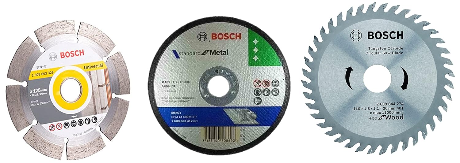 Bosch AG4 Metal 4inch Cut Off Wheel Set (White, Pack of 10