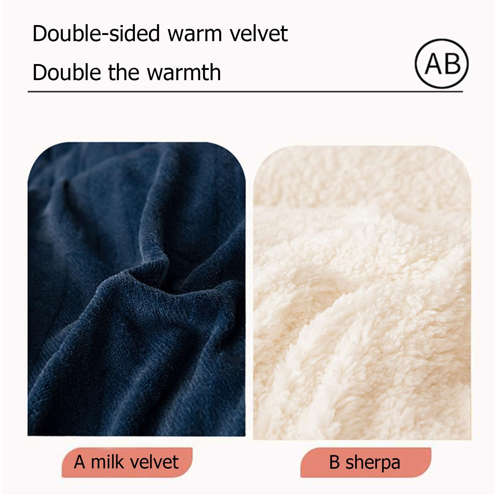 Trapunta King Size Sherpa Calda trapunta per l'inverno - Nuova trapunta addensata in lana d'agnello Trapunte invernali Coperte Soffice nucleo trapuntato Sherpa a doppia faccia(E,150*200cm/3.0kg