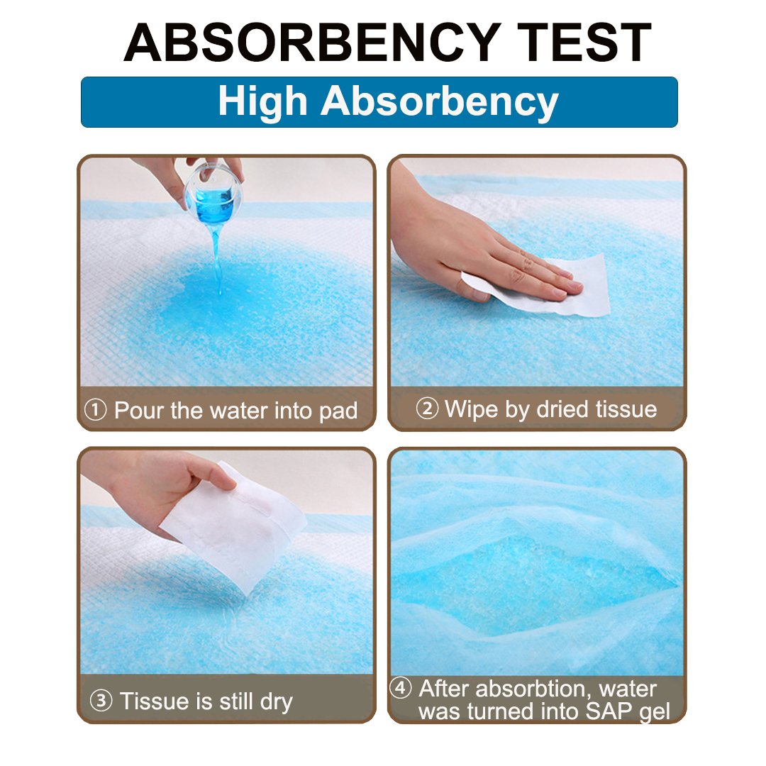 Bed Pads Disposable for Adult Extra Large (32”x36”, 20 Counts), Leak-Proof Disposable Bed Pads for Adults, Thick Disposable Underpads, Disposable Pads for Beds for Incontinence and Adults - Image 4