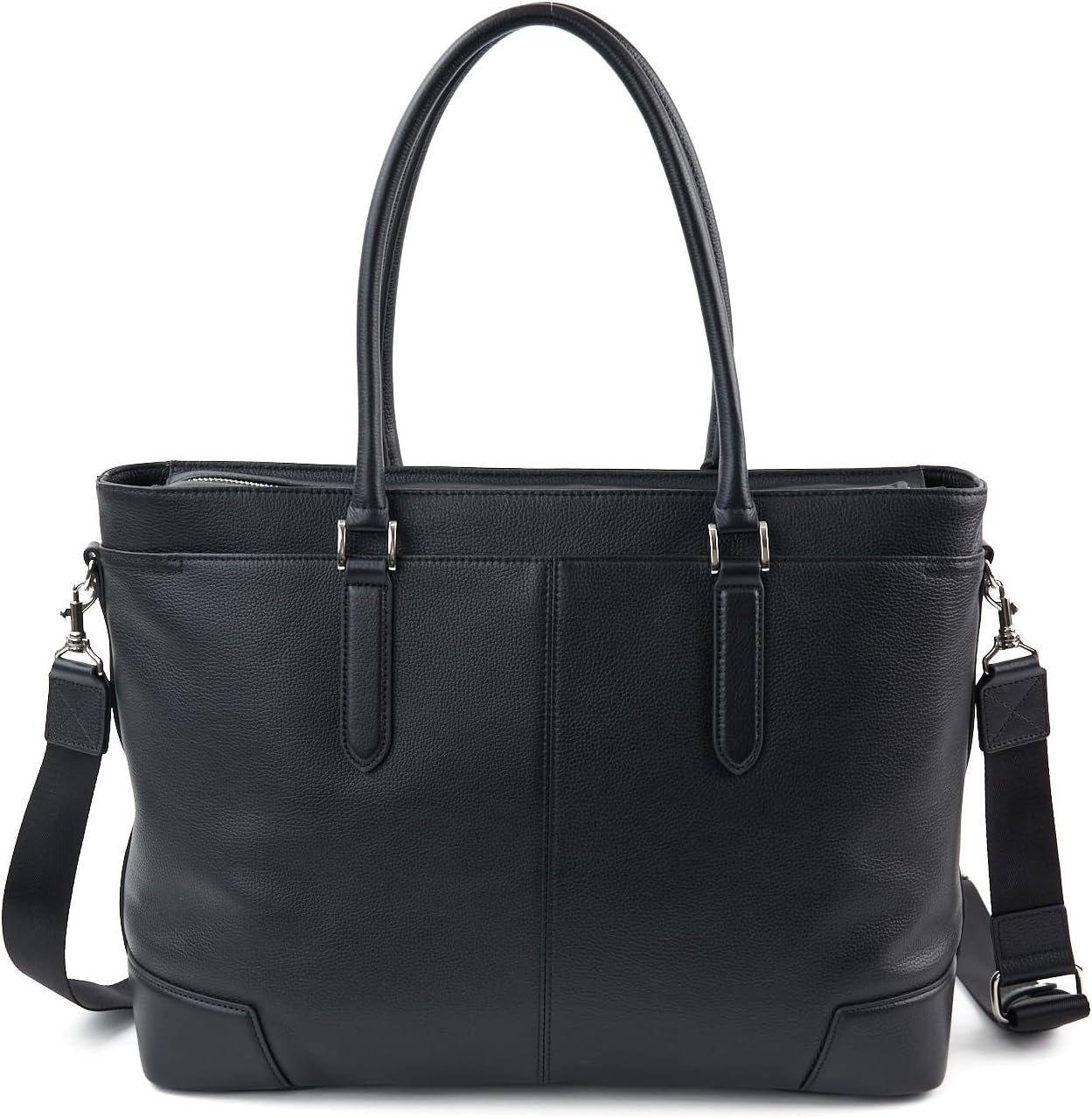 SONNE バッグ レザートートバッグ 縦型 CLAUDIO ブラック 黒