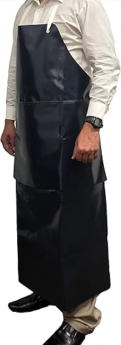 Miniatura 49 de Lavaplatos del poliéster del uso general diario y delantal resistente del cuero del PVC PVC - Grande - Amarillo,PVC - Grande - Blanco,Pvc