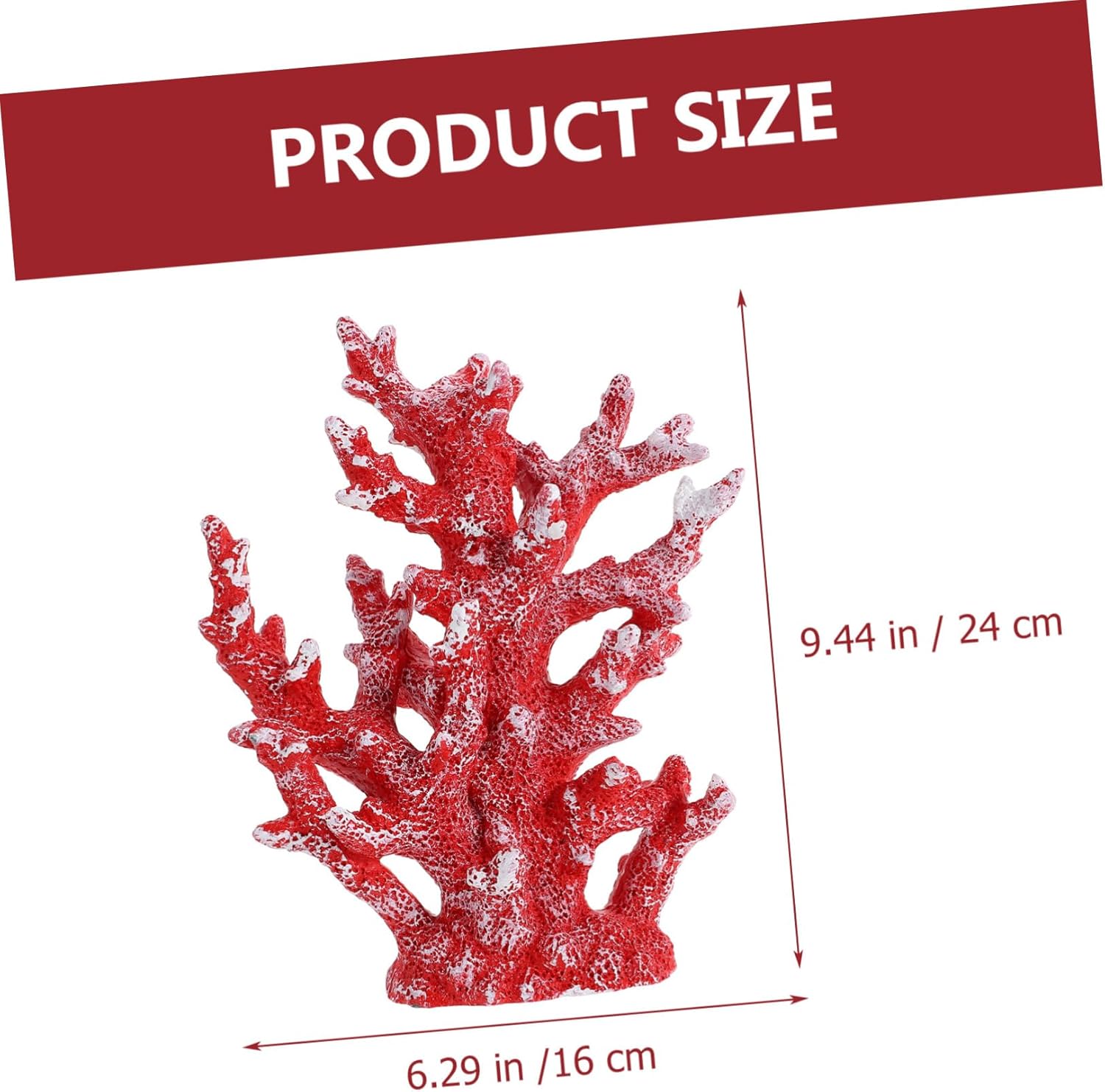 PRETYZOOM Artificial Resin Coral Jewelry for Large Aquarium Decorations Fish Tank Background Saltwater Aquarium Decor