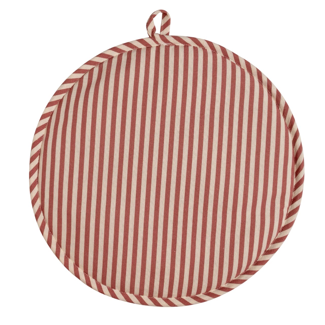 Anna Michelle Cotton Hob Covers 36 cm Cotton Hob Mats with Terry Towelling Base for Gas, Oil, Electric and Induction Single Hob Protector (Rose)