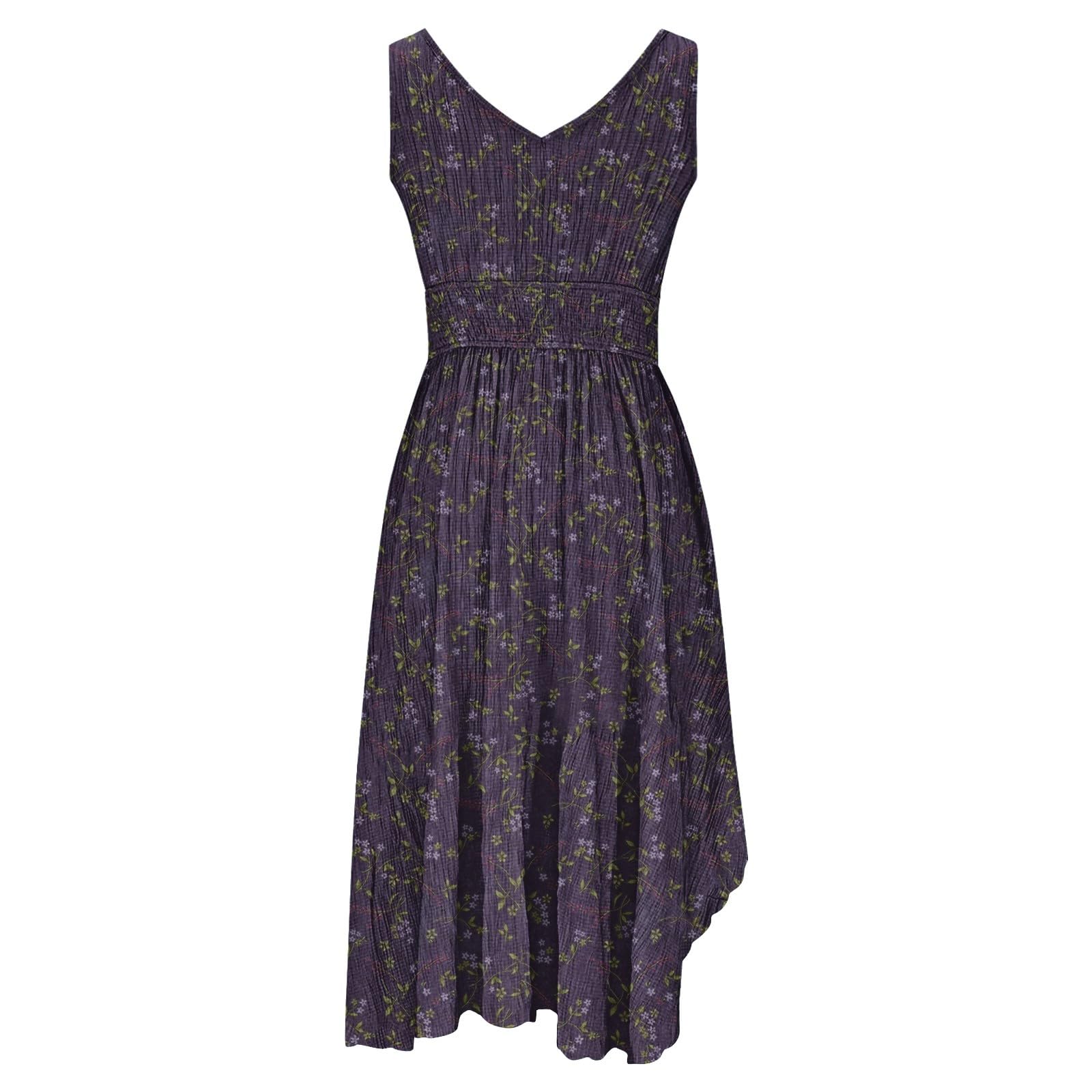 Brown Women's Vintage Western Cowboy Denim Dress - Image 4