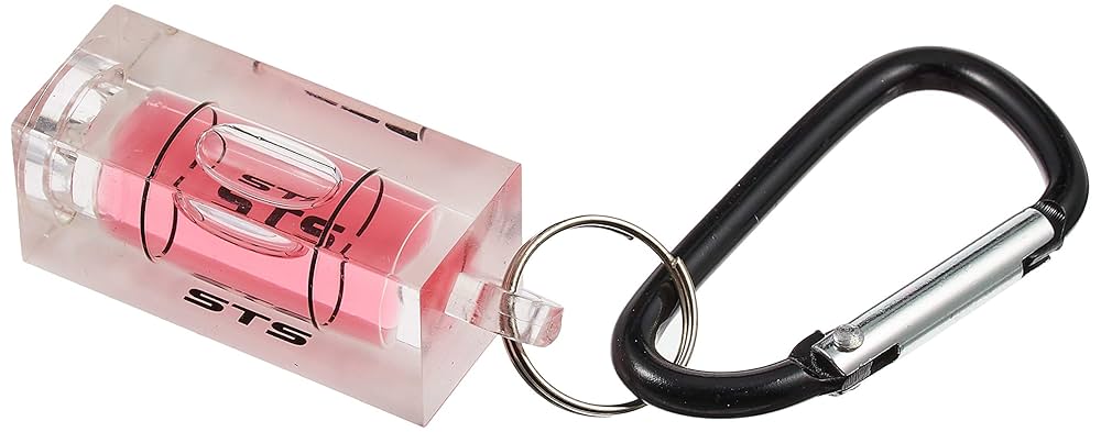 Amazon | STS(エスティーエス) キーホルダー型水平器 WS35P