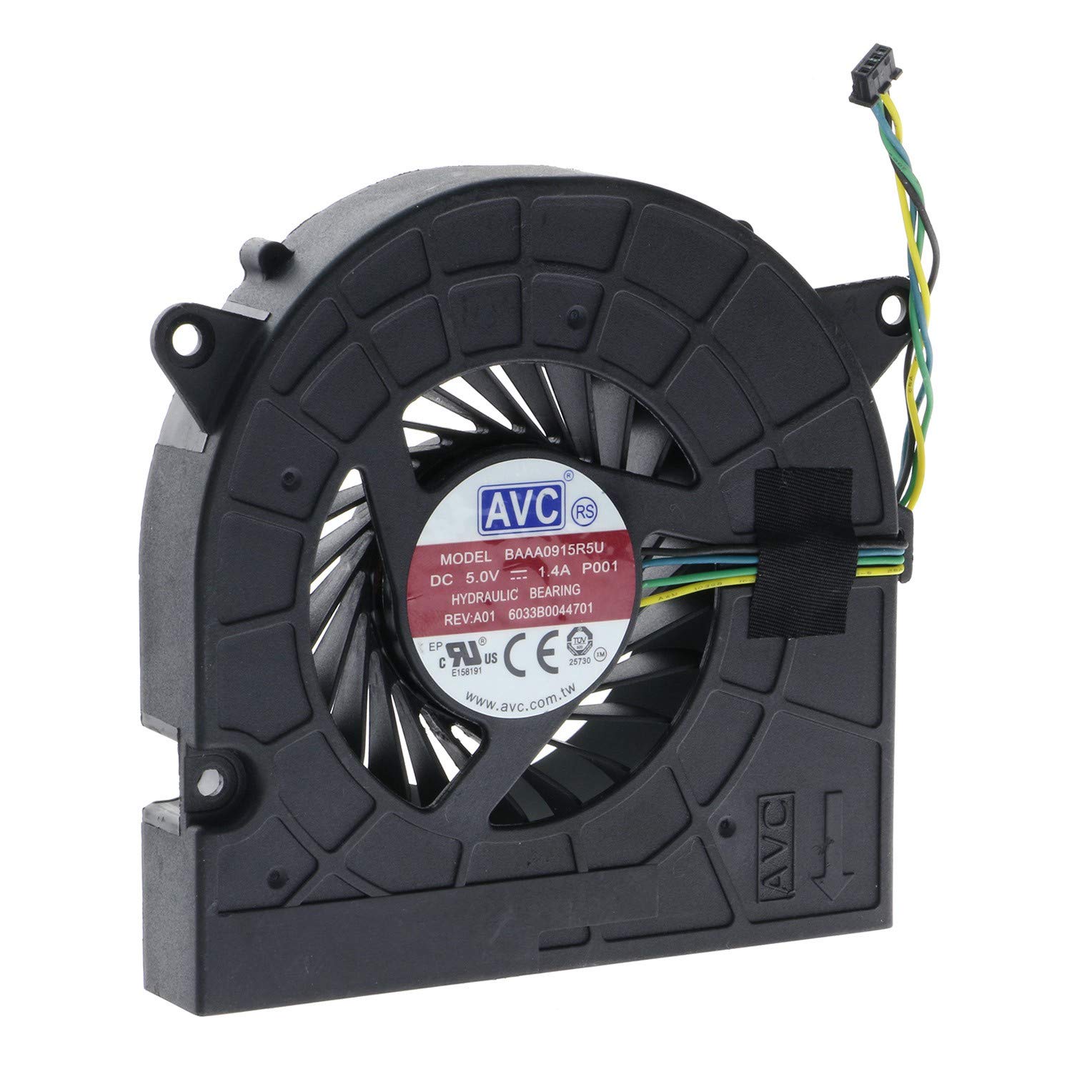 CPU Cooling Fan for Lenovo IDEACENTRE AIO 520-24AST 520-22IKU 520-22IKL 510-22ASR 510-23ASR S500z 300-22 300-22ISU 300-23ISU 300-23ACL 00PC723 00XD821
