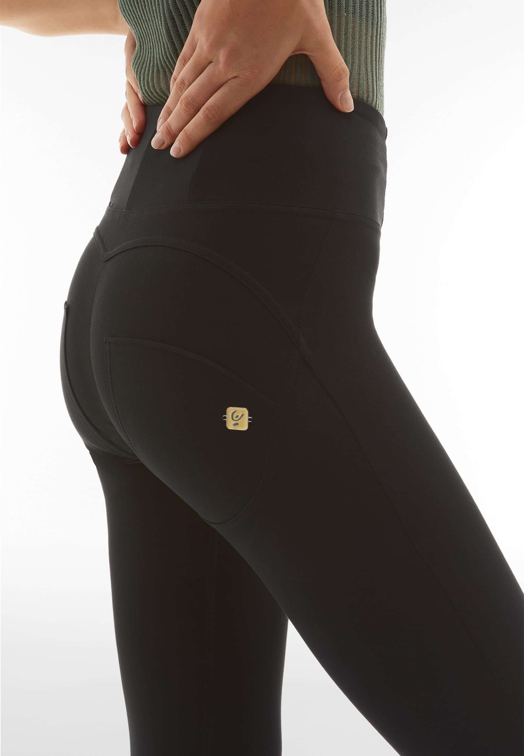 FREDDY Damen Wrup Wr.up Fashion - High Waisted - Full Length - Black