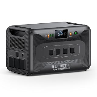 BLUETTI Solar Generator Apex 300 (2025 New), 2764.8Wh LFP Battery Backup with 6 3840W AC Outlets (7680W Surge), Simultaneous 120V/240V Output & Black Start, Modular Power for Home, RV and Emergencies - Amazon product rated Grade A