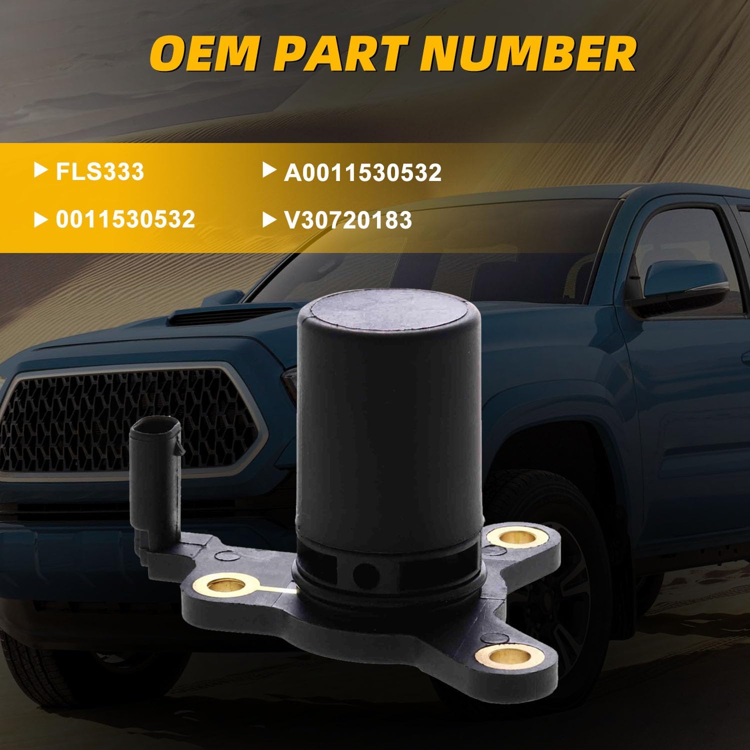 0011530532 Engine Oil Level Sensor Compatible with Mercedes-Benz 2003-2005 C230, for 2012-2015 C250, for 2012-2015 SLK250, L4 1.8L,Replace FLS333 A0011530532 V30720183