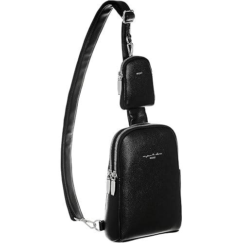 INICAT Small Sling Bag Fanny Packs Crossbody Bags Gifts for Women Men
