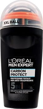 LOreal Paris Men Expert Carbon Protect Roll On Anti-Perspirant Deodorant Carbon Protect