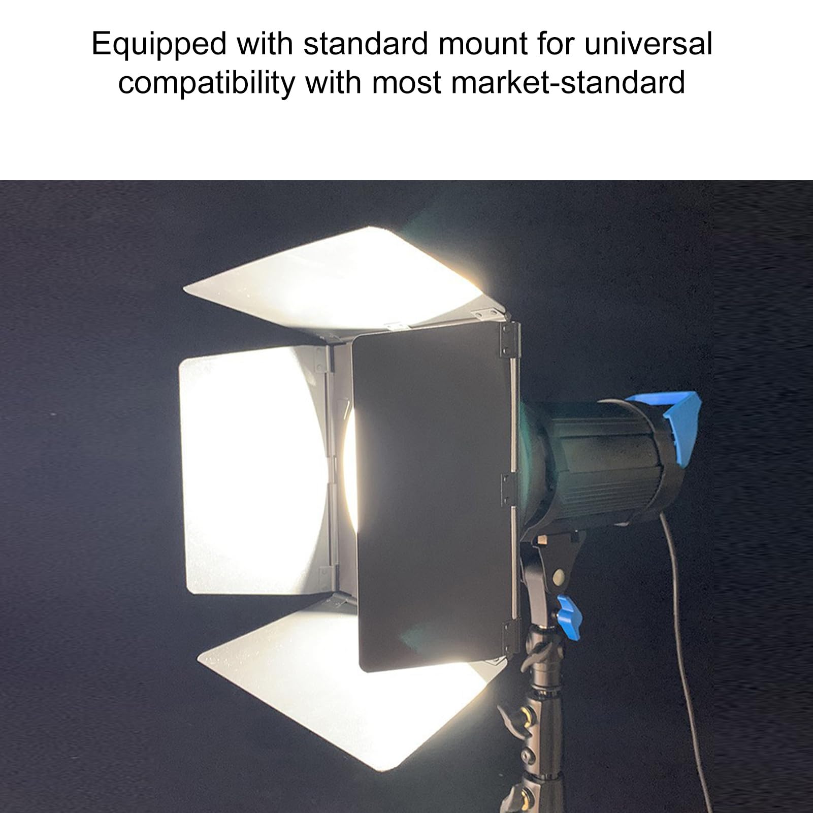 Kit para Puerta de Granero con Montaje Bowens con Reflector, Rejilla de Panal de 60°, 5 Filtros Magnéticos de Gel de Color para Luz Estroboscópica de Estudio, Juego de