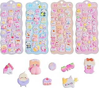 happykau おしりぷにぷにシール 4個 立体 3D 可愛い おしり シール 女の子 精巧な柄 携帯電話飾り用 手帳用 DIY用 日記帳用 貼り付け可能 手芸用品 さまざまなスタイル ぷっくり