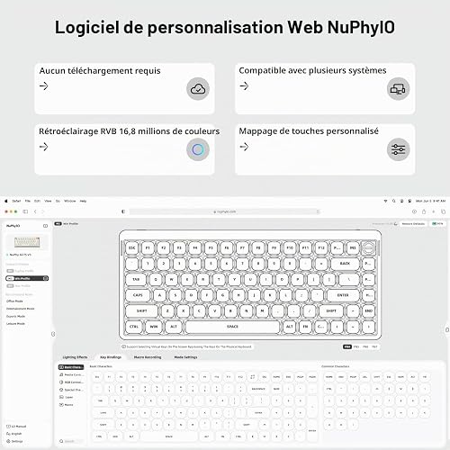 nuphy Air75 V3 aluminum wireless mechanical keyboard (US Layout) - 8