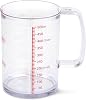 Kai Corporation KAI KITCHEN DH8126 Measuring Cup, Easy to Drip, Can Be Poured Anywhere, Heat Resistant, 16.9 fl oz 500 ml, Dishwasher Safe, Clear, Made in Japan
