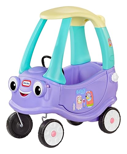 Little Tikes Bluey Grannies Car Coupe with 2 Accessories, Bluey Foot-to-Floor Ride-On, for Boys and Girls Ages 1.5-5 Years