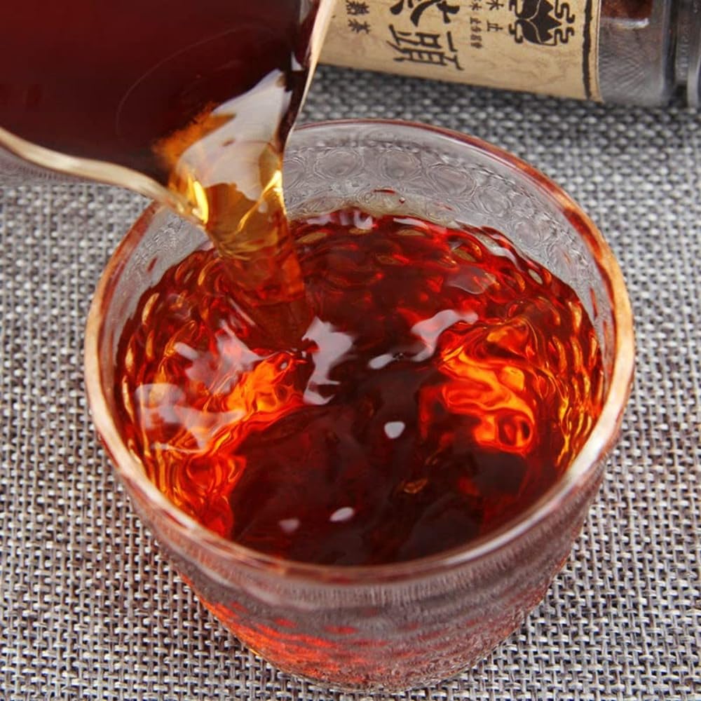 Herbata Fossil 100g Puerh Gotowana Herbata, Mała Puszka Herbaty Pu 'er, Unikalny Urok Herbaty