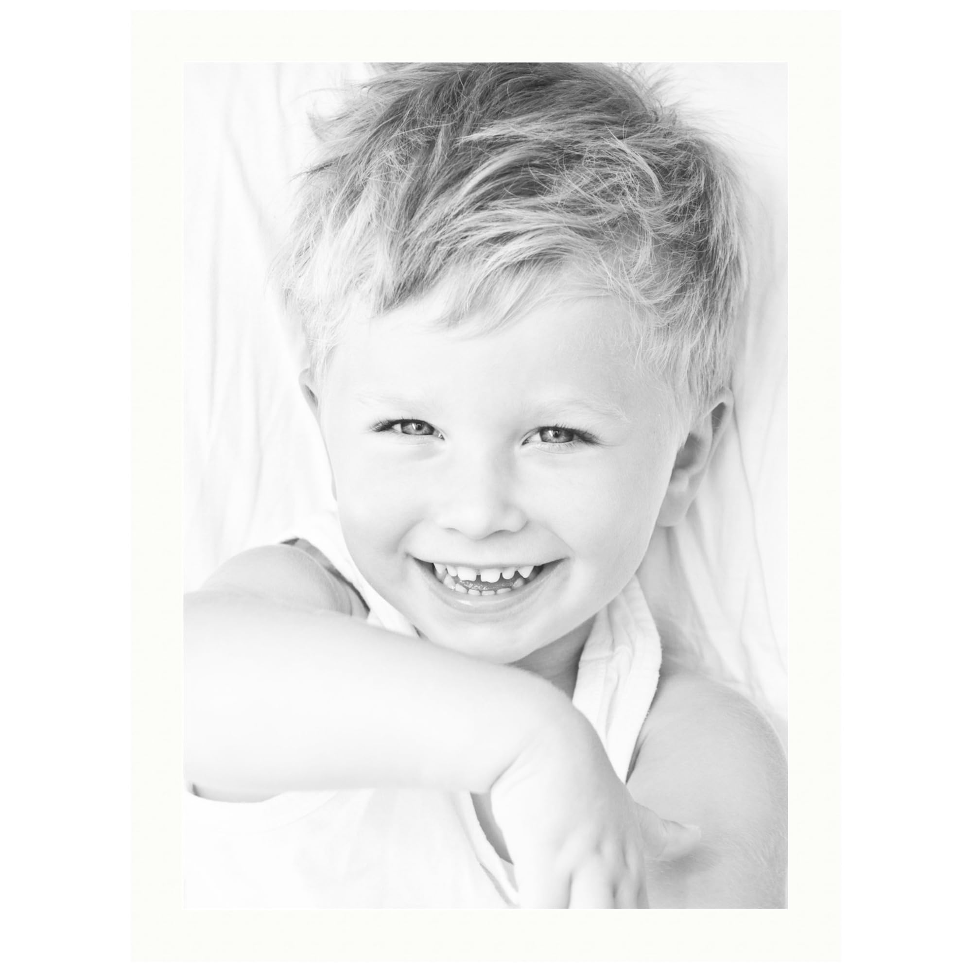 20x28 Fabric White/Fabric White Custom Mat for Picture Frame with 16x24 Opening Size (Mat Only, Frame NOT Included) - 1 Pack