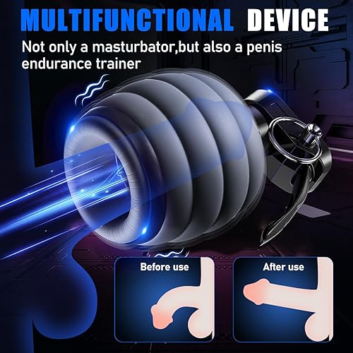 Miniatura 3 de Masturbador masculino Juguetes sexuales masculinos  Juguetes para adultos, vibrador masculino con 10 modos de vibración para entrenamiento del