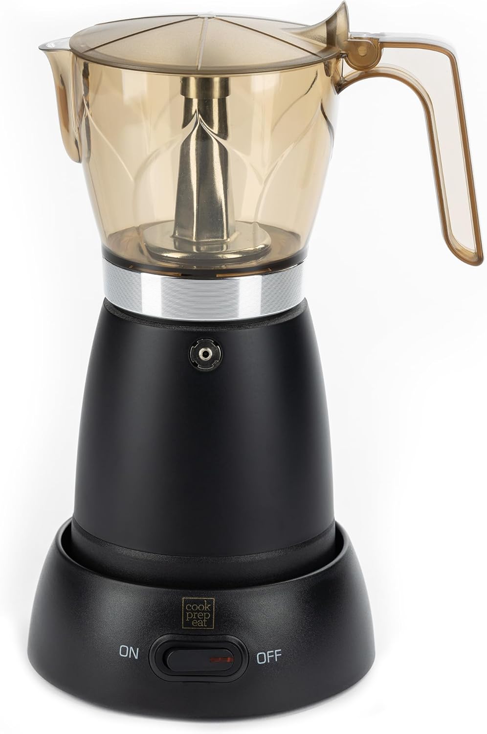 COOK, PREP, EAT Electric Cuban Coffee Maker, Italian Moka Espresso