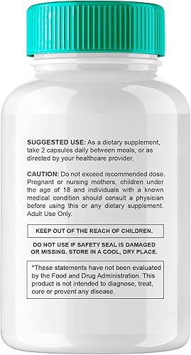 Miniatura 3 de Puravive Cápsulas de control de peso premium, fórmula avanzada de método de arroz exótico Puravive con 60 cápsulas sin OMG, con Garcinia Cambogia,