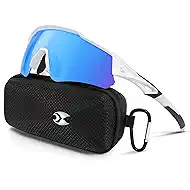 Sports Polarized Sunglasses for Men: Womens Cycling Sun Glasses UV400 Protection Goggles for Baseball Running