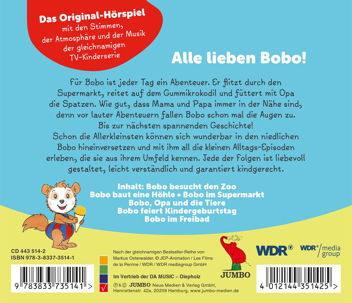 Bobo Siebenschläfer (1).die Ersten Abenteuer