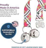 Vista 2 de PoochieBells El timbre original para orinal para perro, campanas de perro para entrenamiento de orinal y ruptura de casa de cachorros, entrena a tu