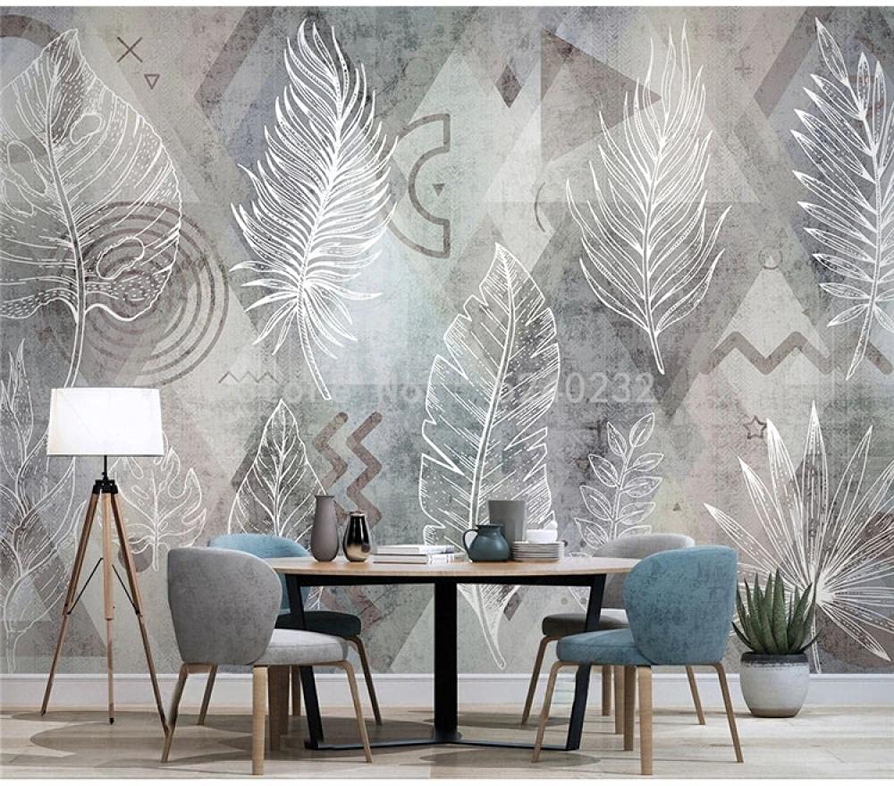 Papier peint tropical feuille géométrique pour créer un salon cosy