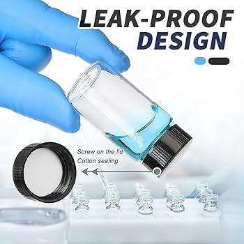 Clear Plastic Bottle, Screw Cap, White, 120ml