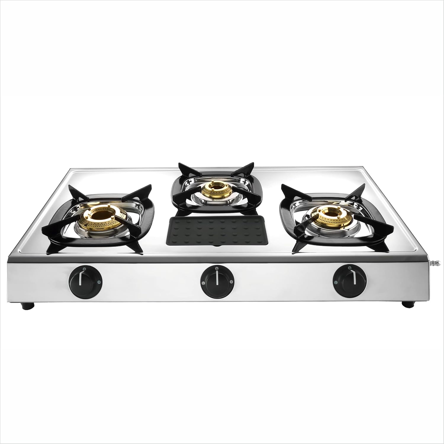 Butterfly Matchless Stainless Steel 3 Burner LPG Gas Stove, Manual