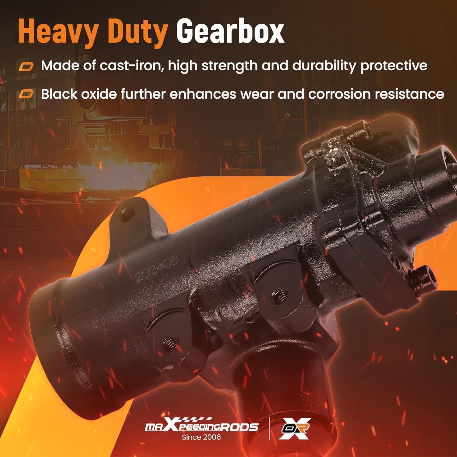 maXpeedingrods Power Steering Gear Box Replacement for Dakota Durango/Dakota 4WD 1997-1999, 27-7588 52103501AA