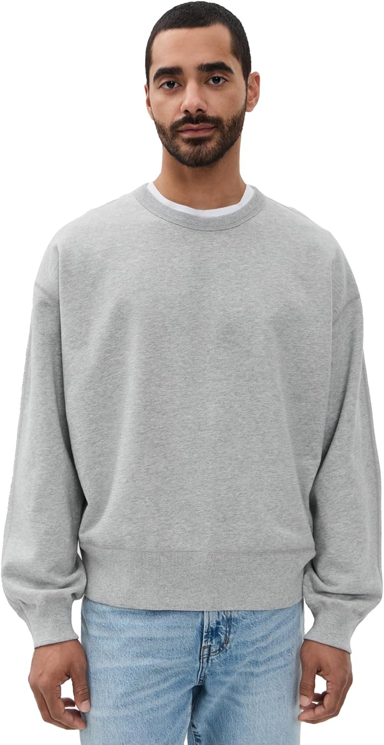 REIGNING CHAMP Men's Midweight Terry Relaxed Crewneck