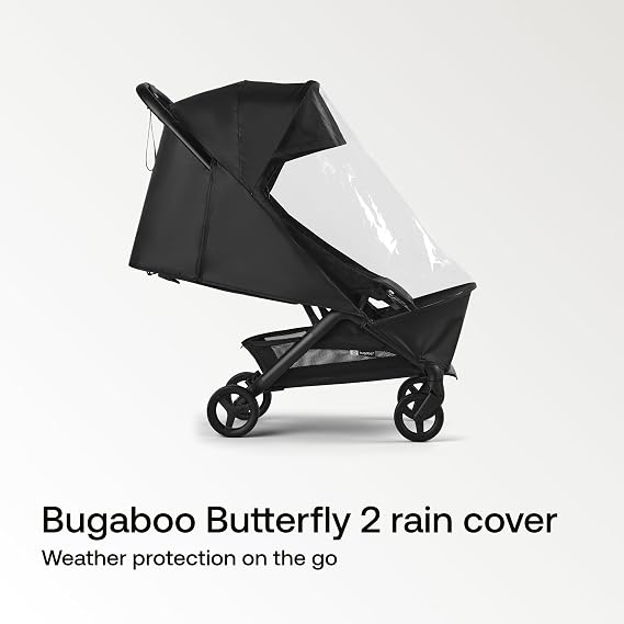 Bugaboo Butterfly Rain Cover Transparent Weather Shield Stroller