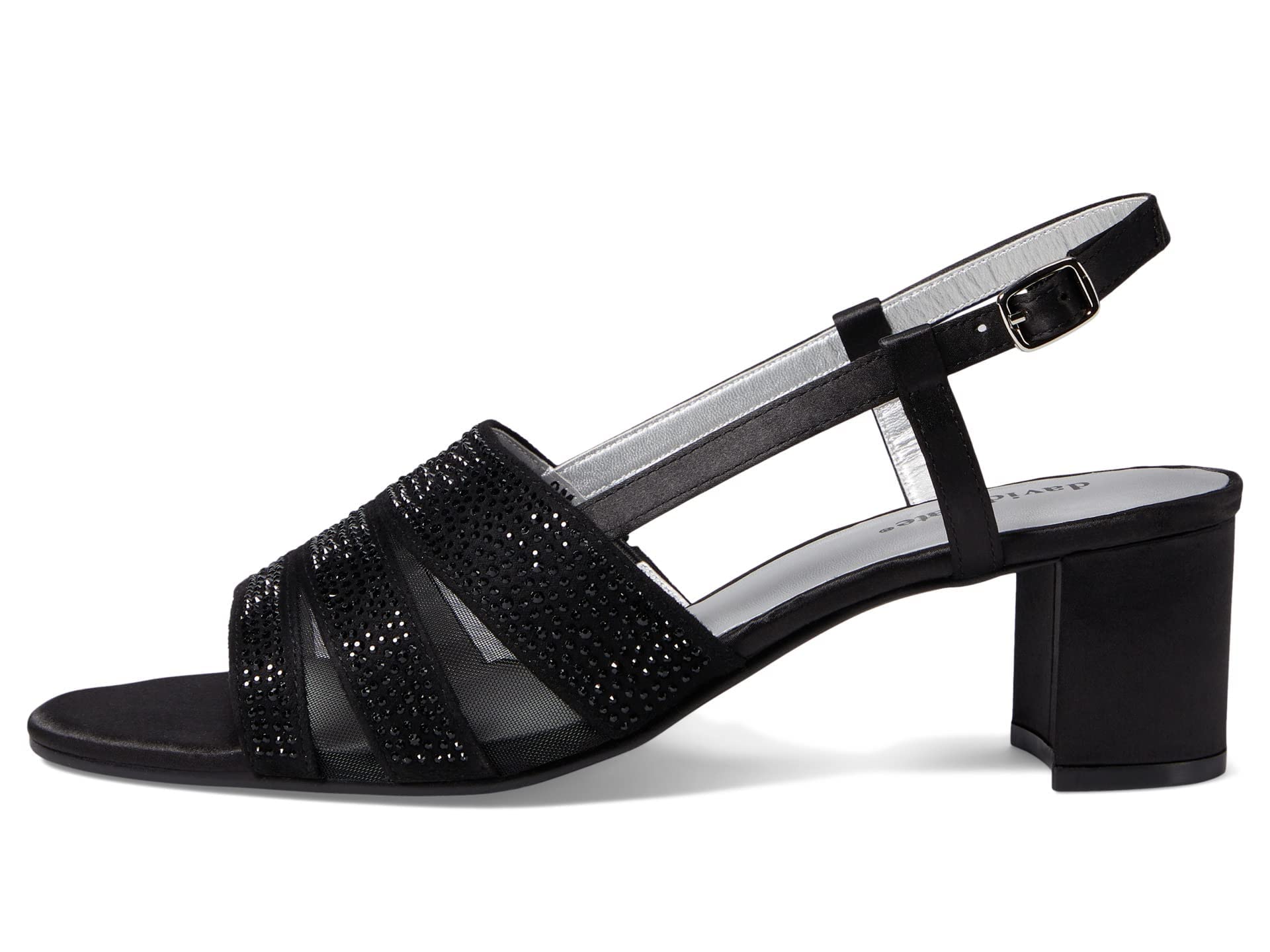 David Tate Womens Sparkle Rhinestone Heels