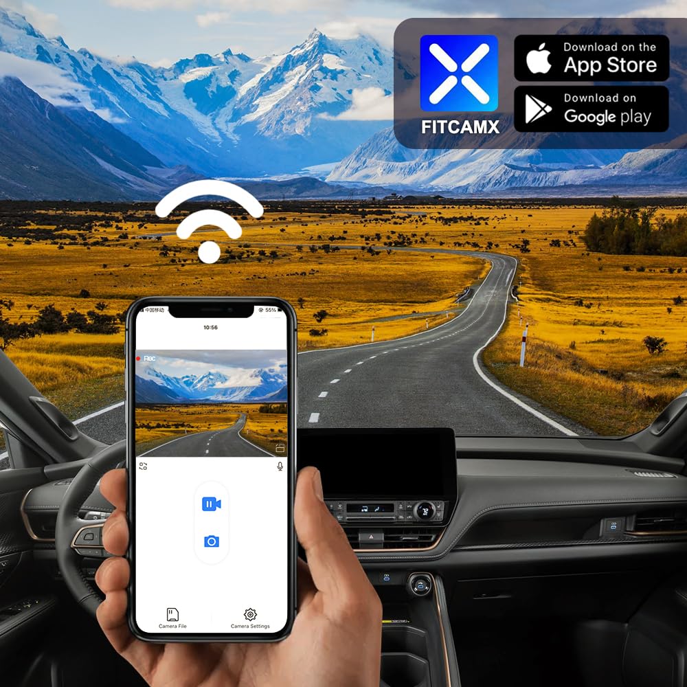 Highlander Camera Snapklik.com : Fitcamx 4K Dash Cam Suitable For Toyota Grand Highlander ...
