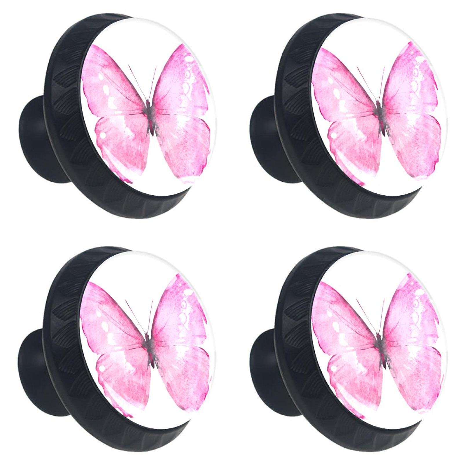 Poignées de tiroir papillon aquarelle : embellissez votre maison et bureau