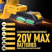 Vista 5 de Taladro de Martillo Giratorio Inalámbrico SDS Compatible con Batería Dewalt 20V (SIN Batería) Motor Sin Escobillas, Embrague de Seguridad, 4