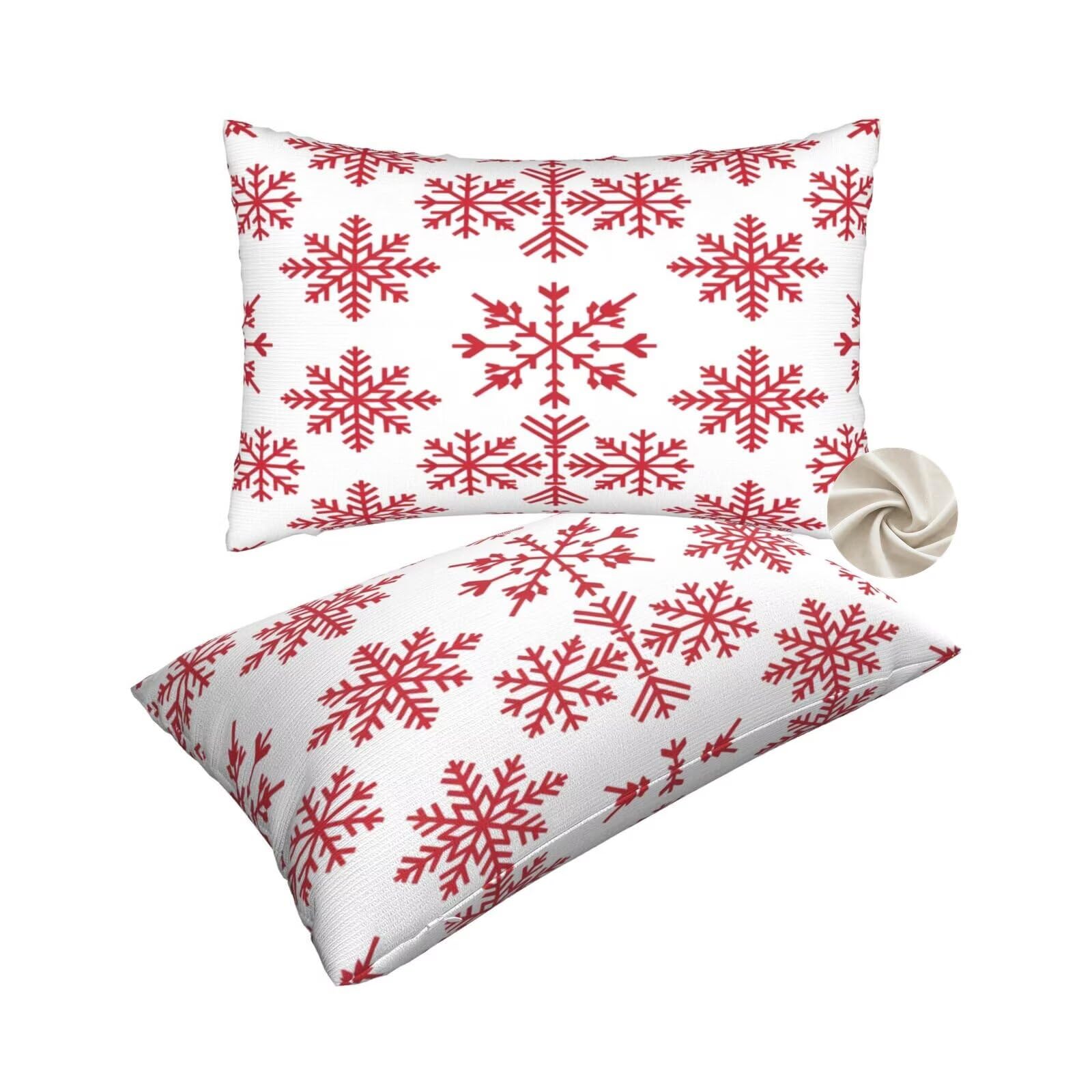 Housses de coussin 60x90 cm lot de 2 en tissu premium doux pour canapé