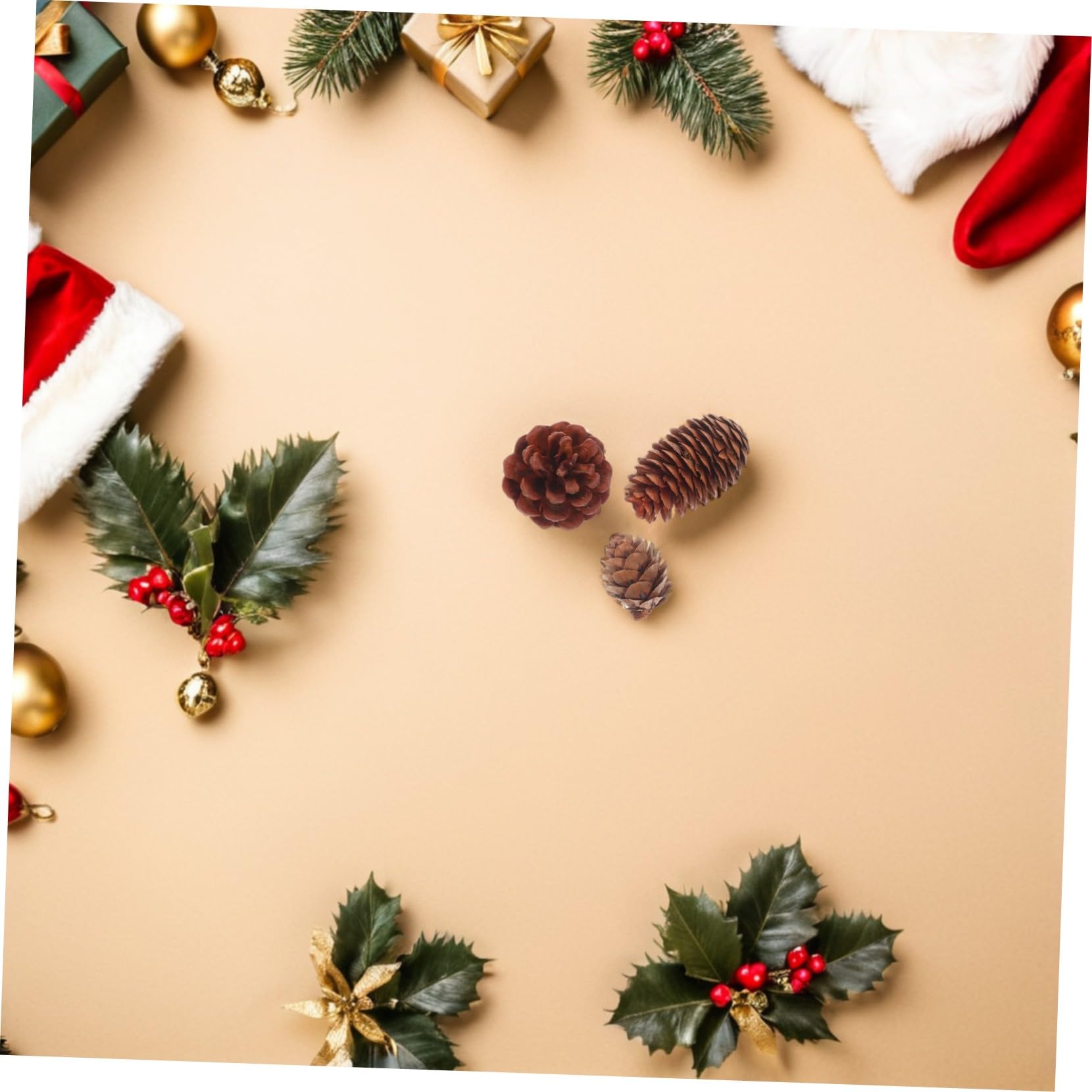 Zerodeko 120 Stück Teiliges Kleine Natürliche Tannenzapfen für Basteln und Dekoration Vielseitig Einsetzbar als Vase Füller oder Weihnachtsbaum Schmuck Nachhaltige Mini Pine Cones für