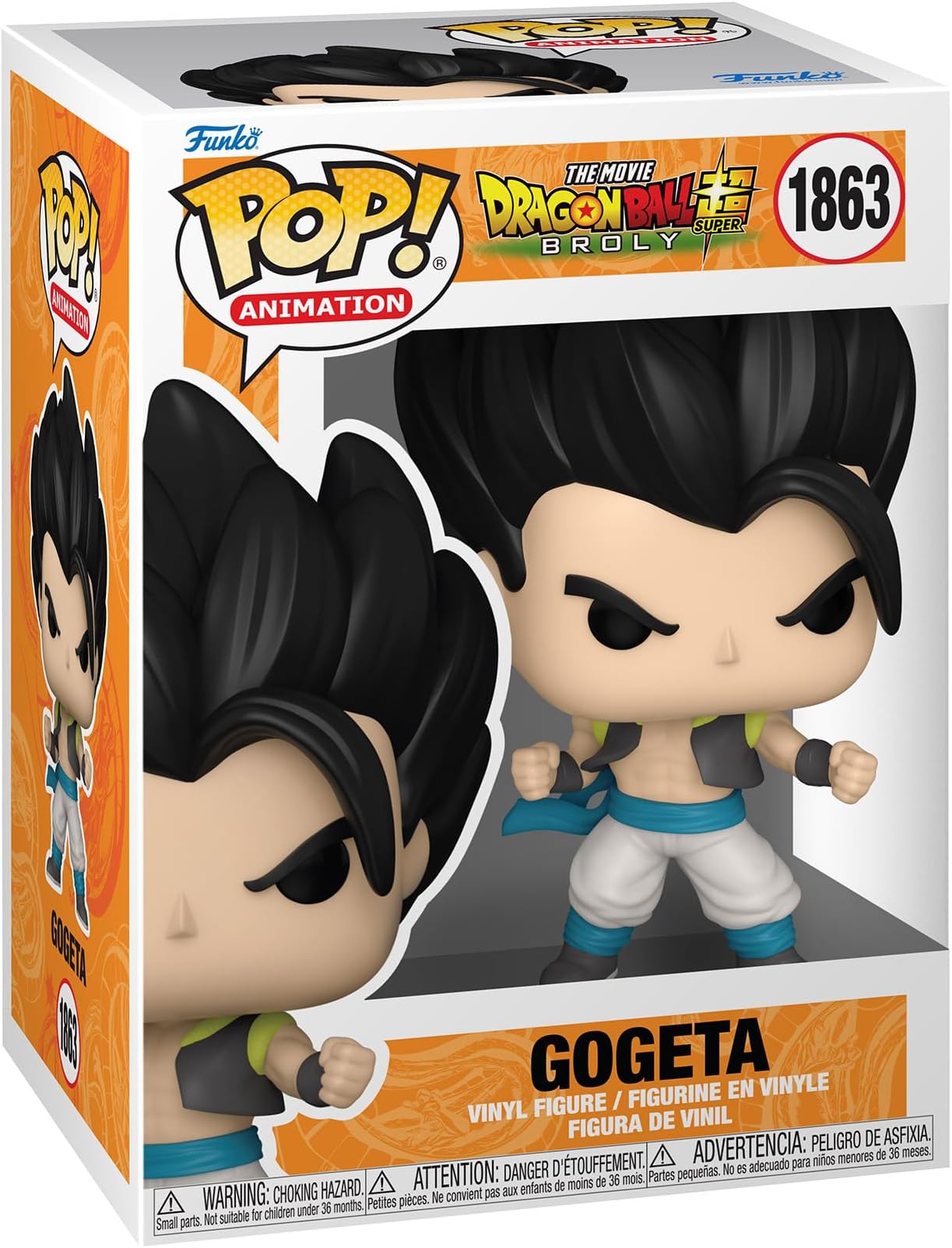 Pop! Animation: Dragon Ball Super: Broly - Gogeta - 1/6 Odds for Rare Chase Variant - Dragon Ball Super Broly - Collectable Vinyl Figure - Gift Idea - Official Merchandise - Anime Fans