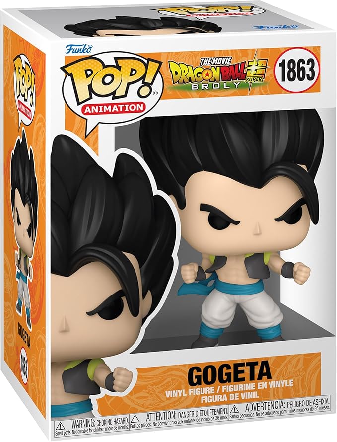 Funko Pop! Animation: Dragon Ball Super: Broly - Gogeta - 1/6 de Probabilidades de Obtener la RARA Variante Chase - Dragon Ball Super Broly - Figura de Vinilo Coleccionable - Idea de Regalo