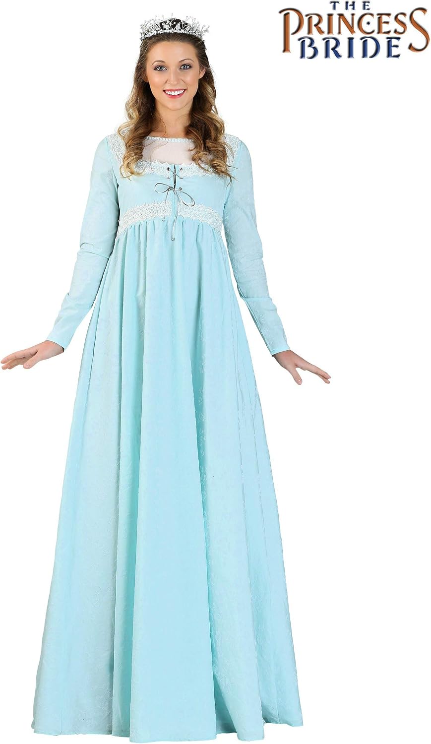 Adult Princess Buttercup Wedding Dress for Women Blue Princess Bride Costume