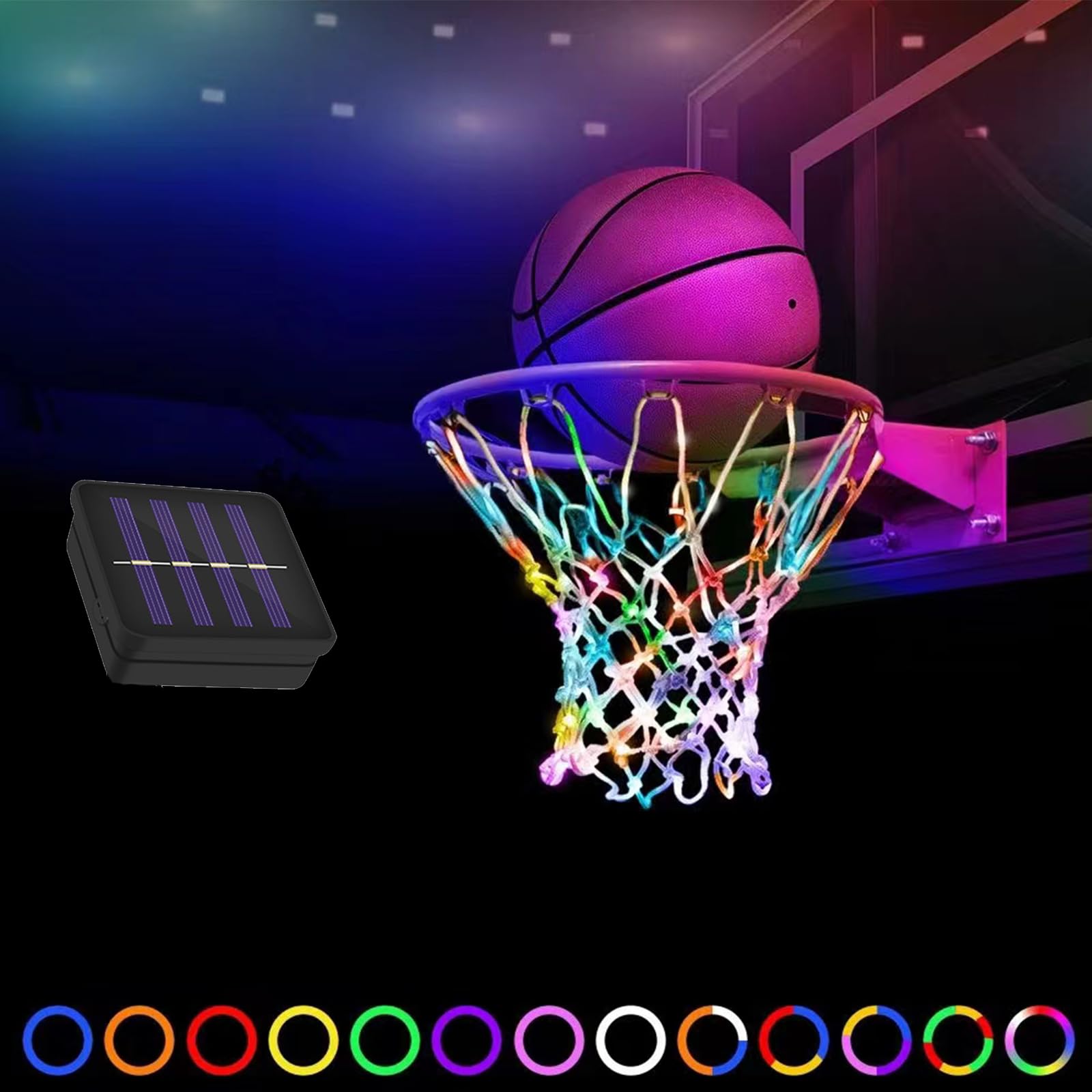 Solar LED Basketball net