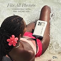 Vista 6 de Case-Mate IP68 Waterproof Phone Pouch - Floating Waterproof Phone Case with Crossbody Lanyard - Beach Cruise Ship Travel Essentials - Compatible