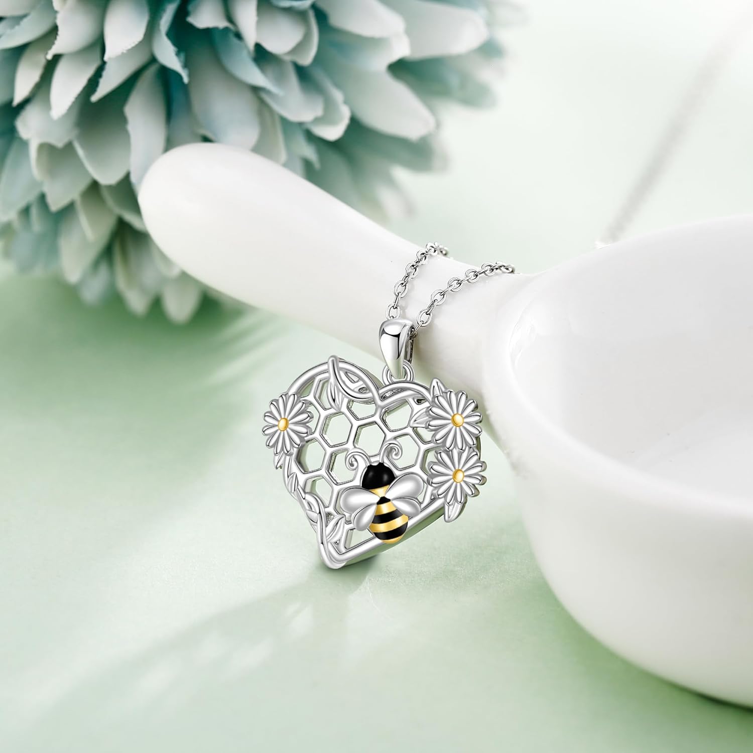 Bearded Dragon/Manatee/Lion/Possum/Mermaid/Bee/Wolf/Horseshoe/Mama Bear/Highland Cow/Guinea Pig/Panda 925 Sterling Silver Jewelry Gifts for Women - Image 3