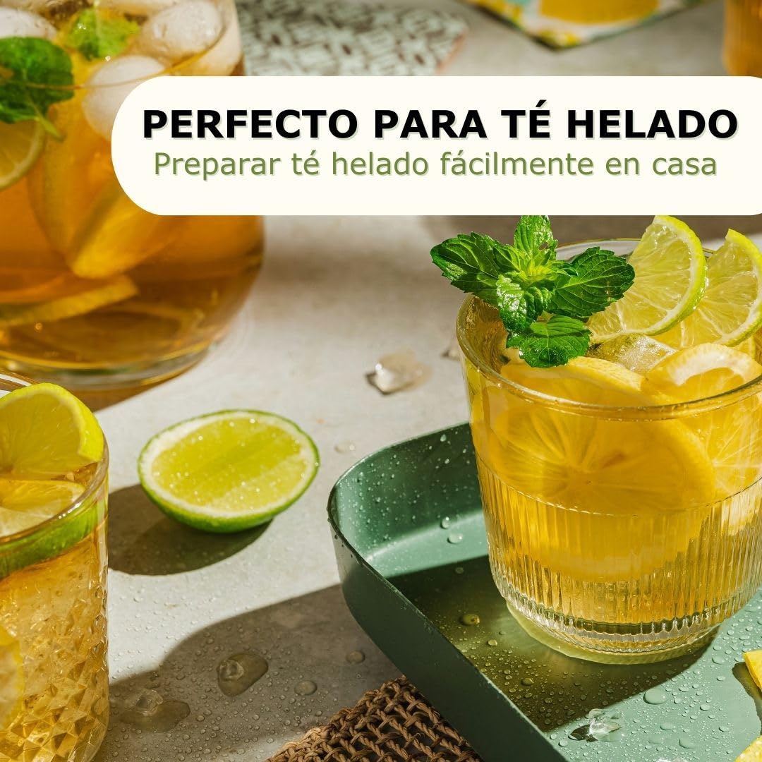Máquina de té BRU Maker One, SIN cápsulas, dispensador de agua caliente y máquina de té en uno, té y agua filtrada con solo tocar un botón, sistema de limpieza automático